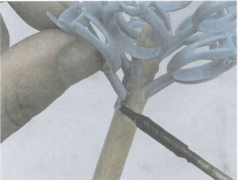 الشكل 4-13 زراعة شجرة النماذج الشمعية