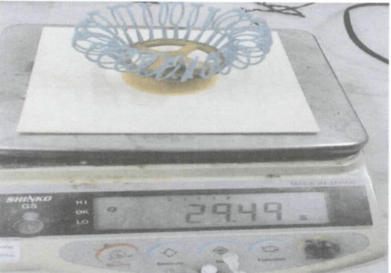 الشكل 28-4 وزن شجرة نماذج الشمع