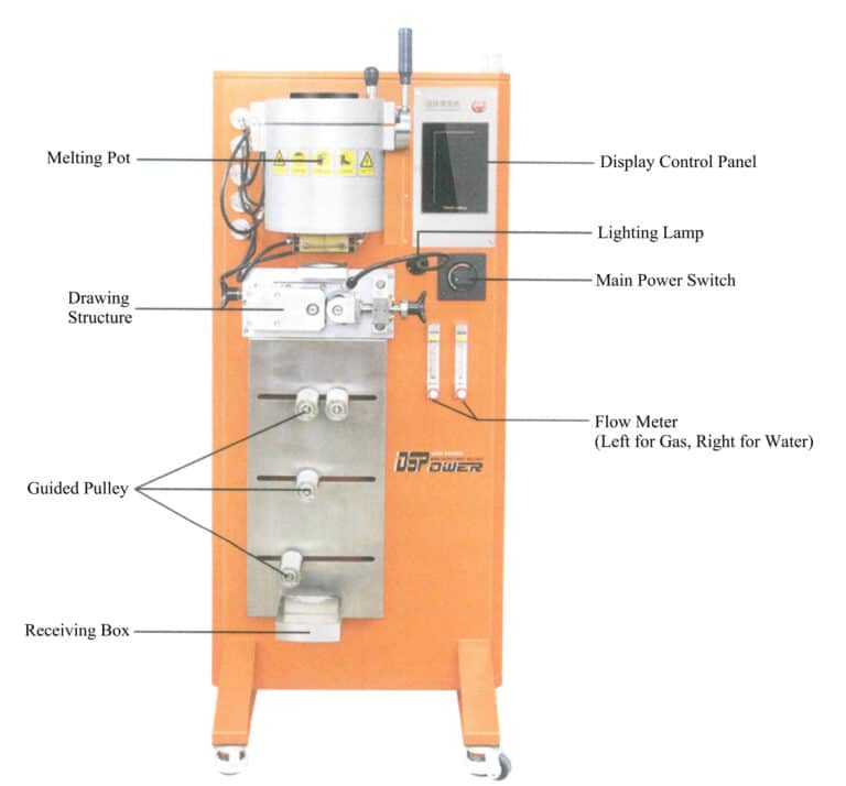 그림 7-32 주얼리 재료용 진공 연속 주조기