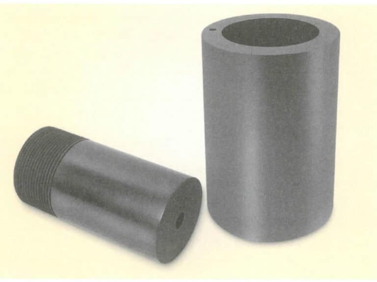 그림 7-33 용융 도가니 및 성형 금형