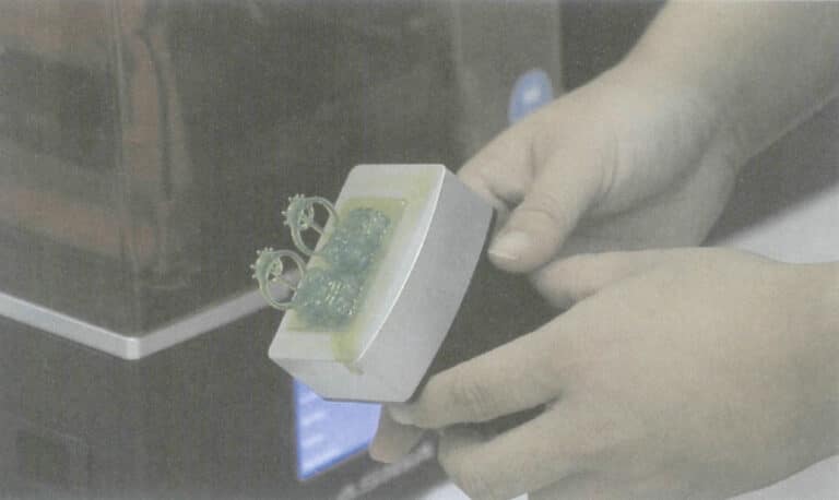 Figura 1-20 Modelo em branco da impressão concluída