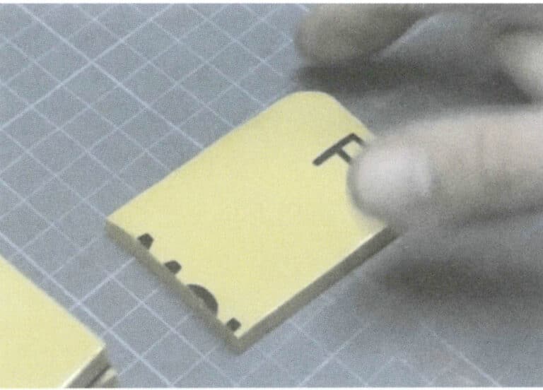 Figure 2-16 Cut pieces of raw rubber sheet