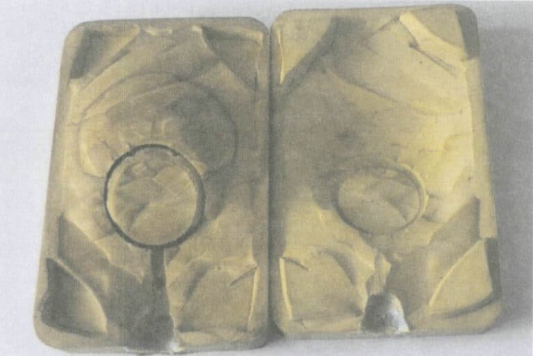 Figure 2-26 Cut Open the Rubber Mold