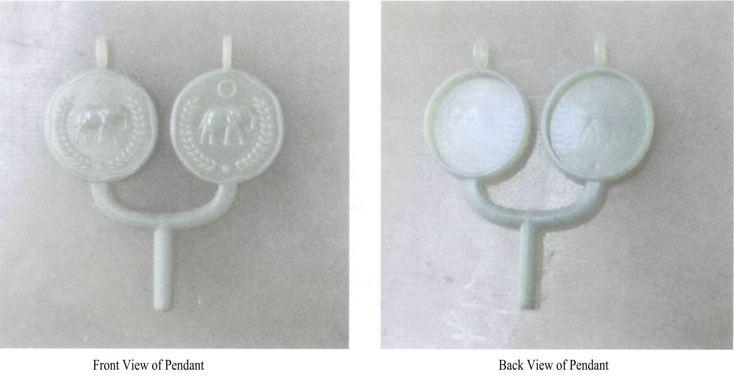 Figure 2-41 Original model of the thin-walled large smooth pendant