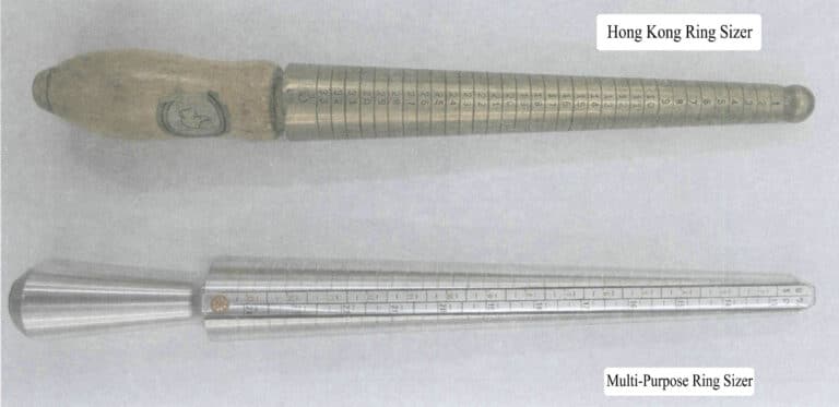 Figure 3-4 Hk ring sizer and four-use ring sizer