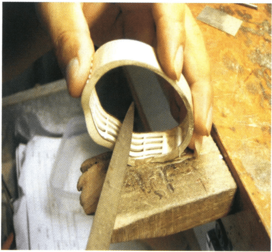 Figure 2-15 Finishing the silver model