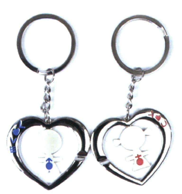 Zinc alloy keychain