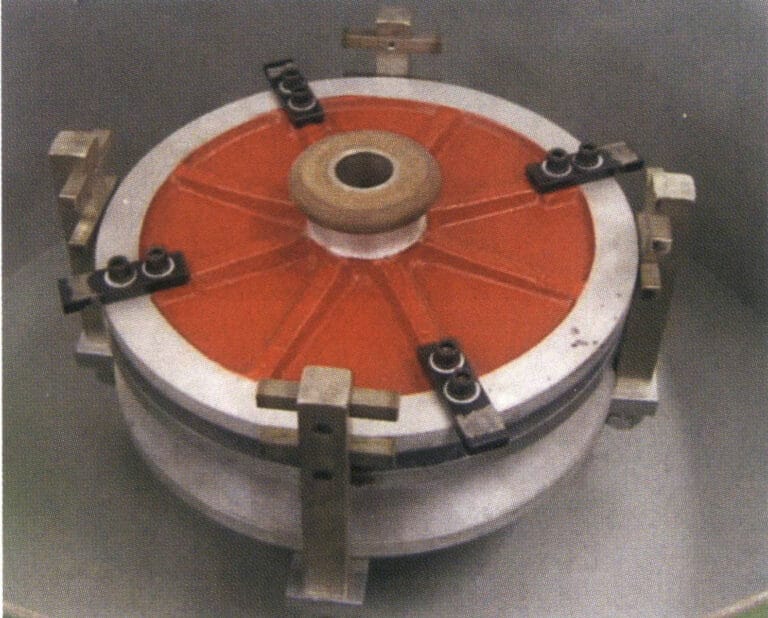 Figure 4-21 Centrifugal Casting Rubber Mold Assembly Diagram