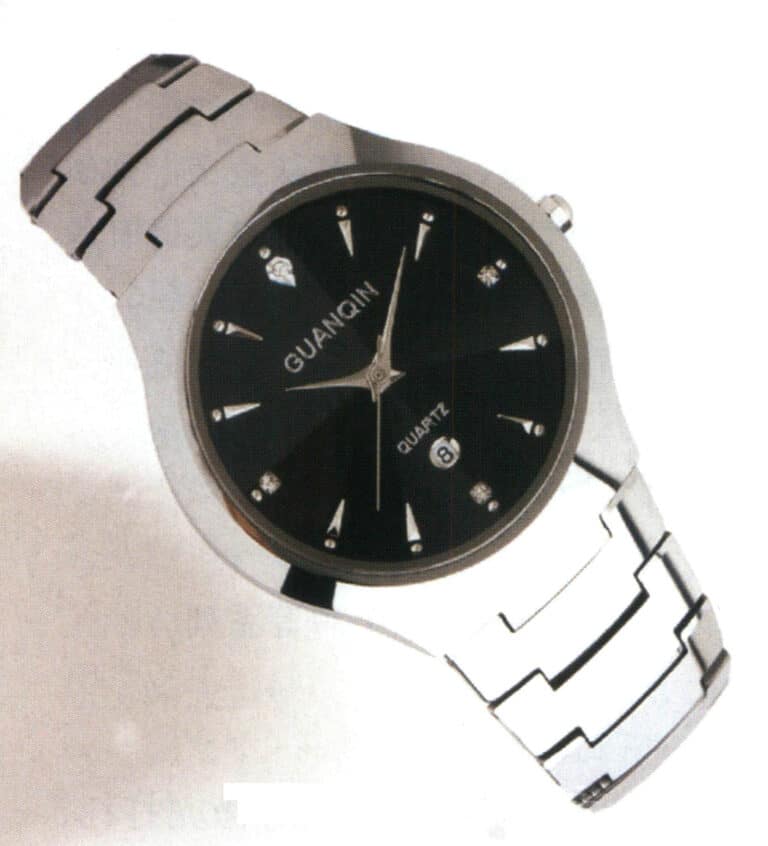 Relógio de tungsténio simples