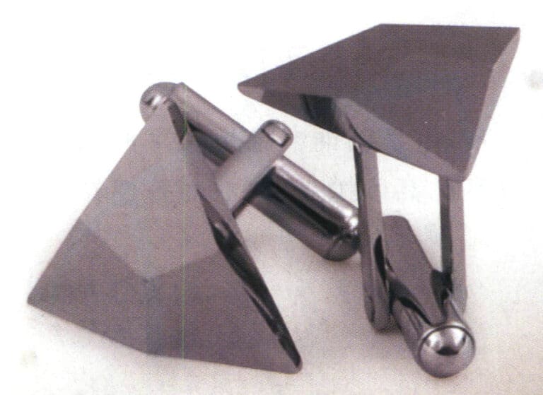 Botões de punho em tungsténio simples