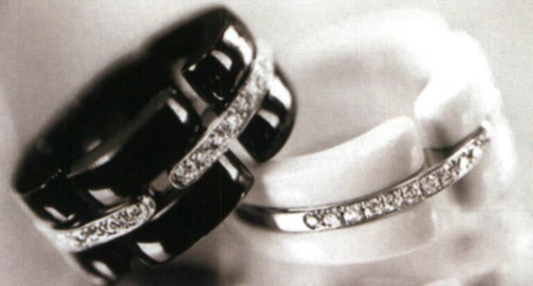 Figure 7-2 Chanel 18K diamond-set precision ceramic ring