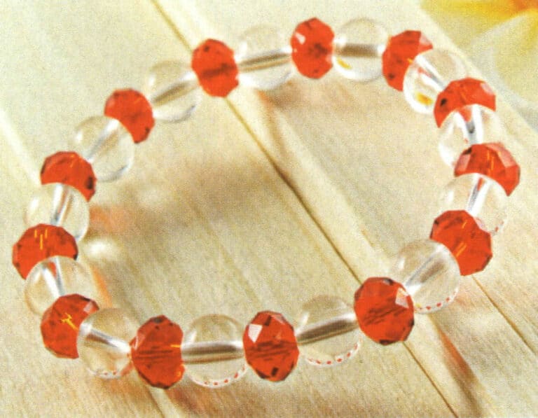 Brățară cu mărgele de sticlă