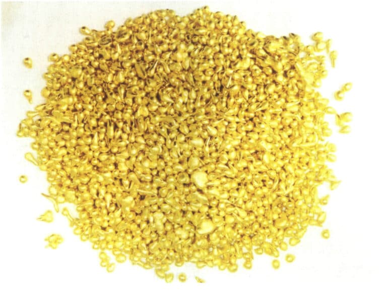 Figure 2-22 Brass particles