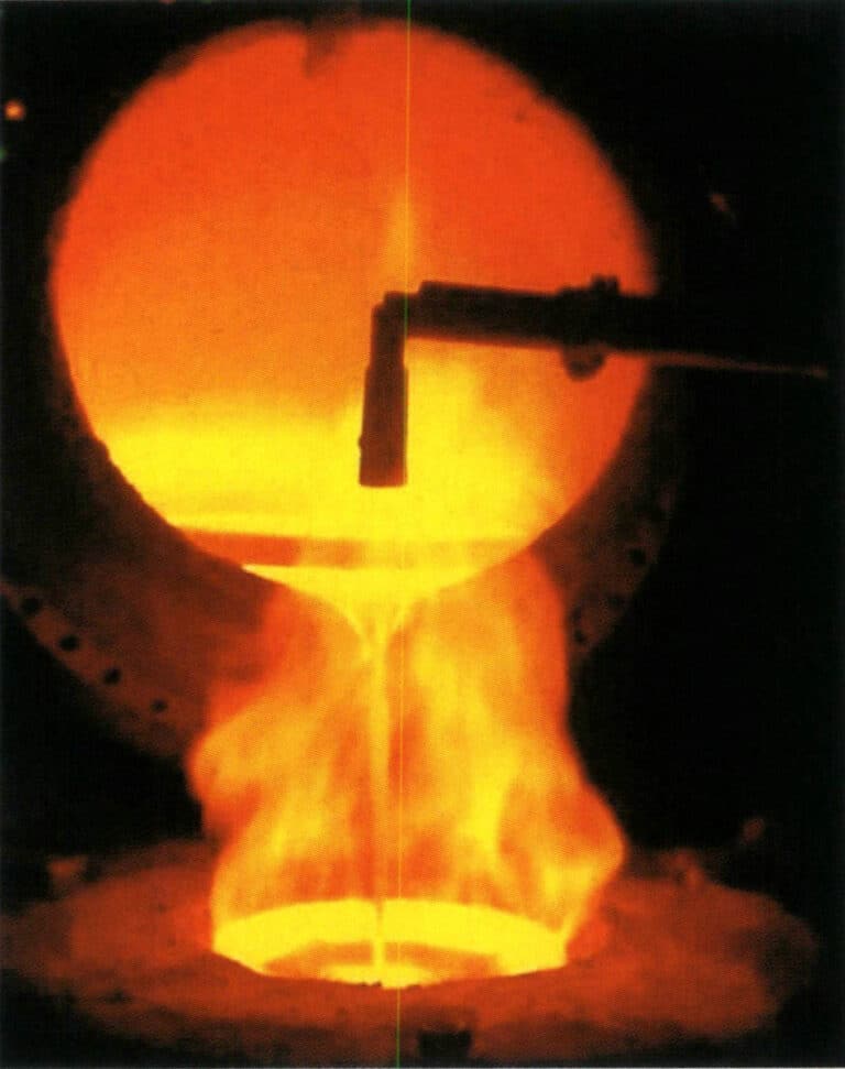 Figure 2-25 Torch smelting of copper alloys
