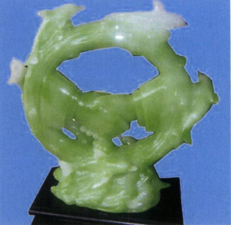 Imitation jade resin crafts