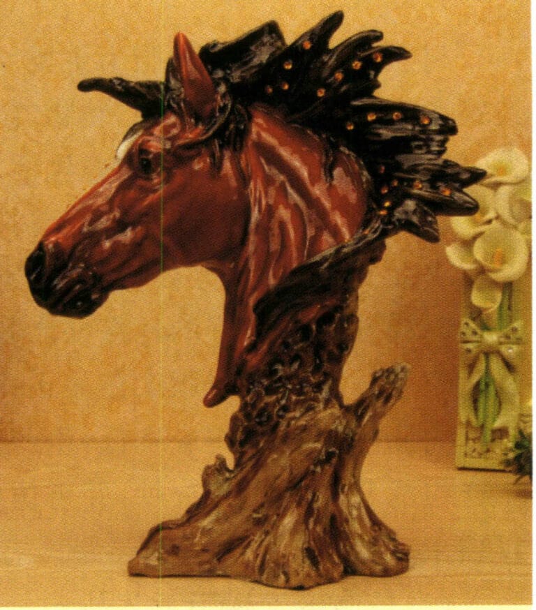 Imitation ceramic resin crafts