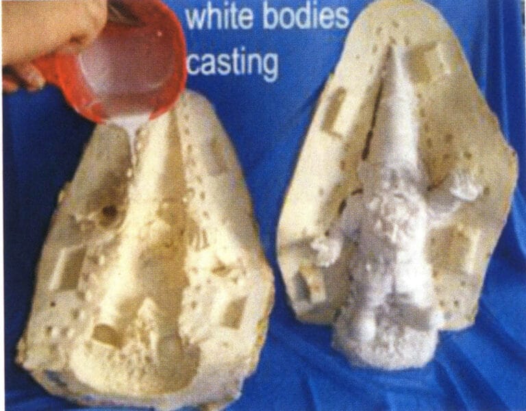 Figure 9-2 The slurry casting