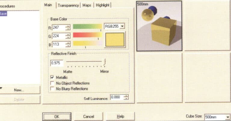 مربع حوار محرر المواد