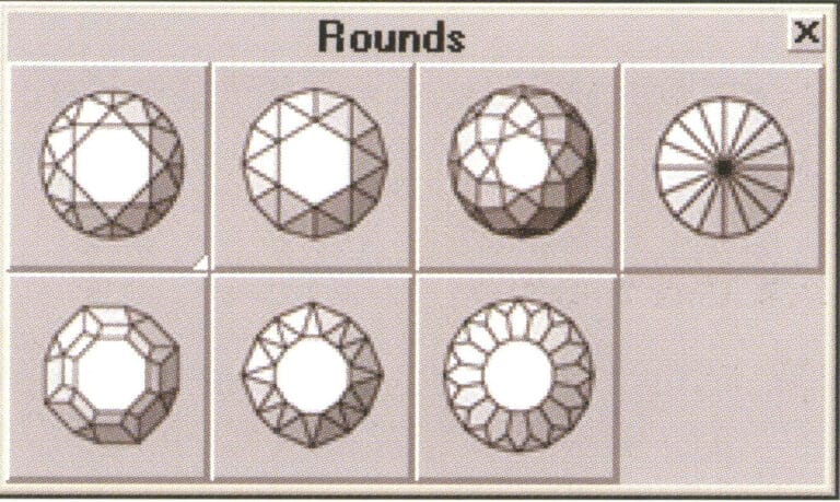 TechGems نماذج مختلفة من الأحجار الكريمة المستديرة