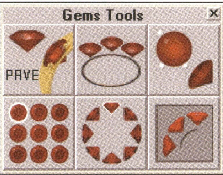 تأتي TechGems مع ستة أوامر لتحرير الأدوات.