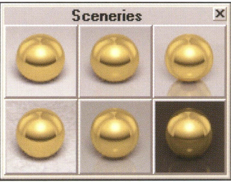 توفر TechGems 1.1 ستة خيارات للمشاهد.