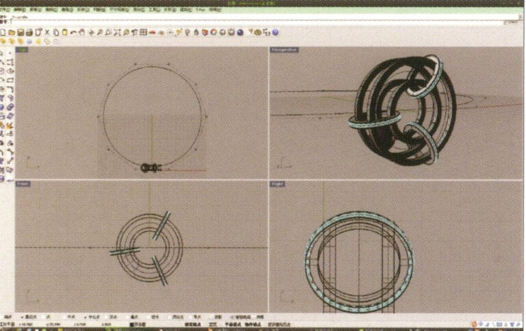 17. بعد التأكيد، حدد المنحنى واضغط على "F10" لعرض نقاط التحكم العشر التي تم إنشاؤها مسبقًا