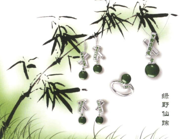 النمذجة: JewelCAD؛ ما بعد المعالجة: الفوتوشوب. في عملية النمذجة، يجب أن نأخذ في الاعتبار المطابقة بين المادة المعدنية ومادة الأحجار الكريمة بحيث يكون لعمل التصميم بأكمله تأثير بصري أفضل.