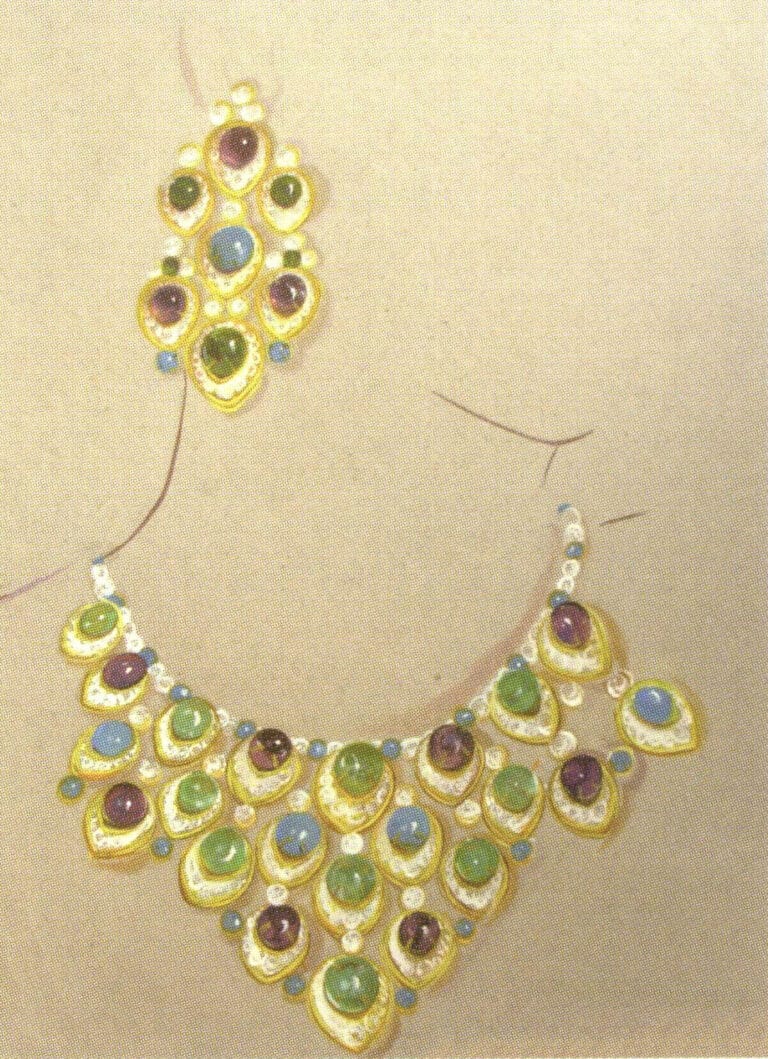 The depiction of the gemstones is very well done.