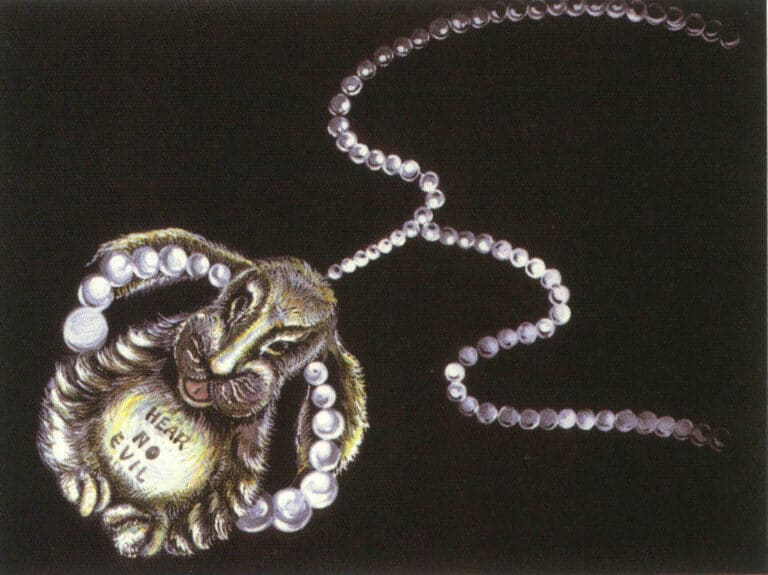 Pearl pendant.