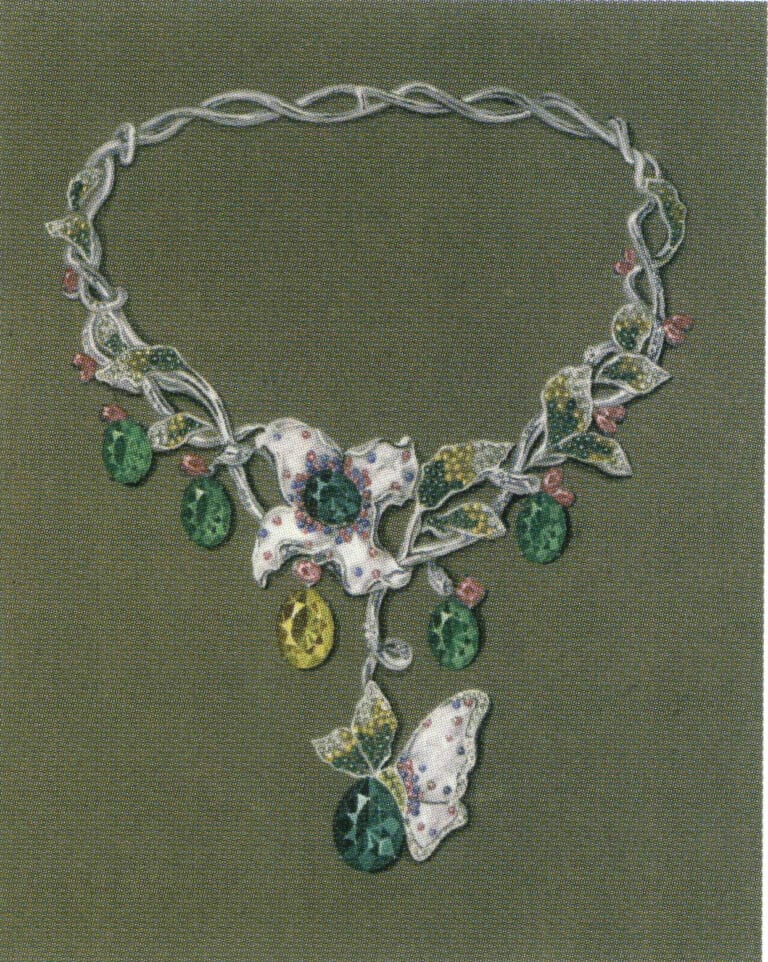 Αυτό το έργο τέχνης περιλαμβάνει διάφορα υλικά, εστιάζοντας σαφώς στα κύρια στοιχεία και σε μια διακριτή ιεραρχία.