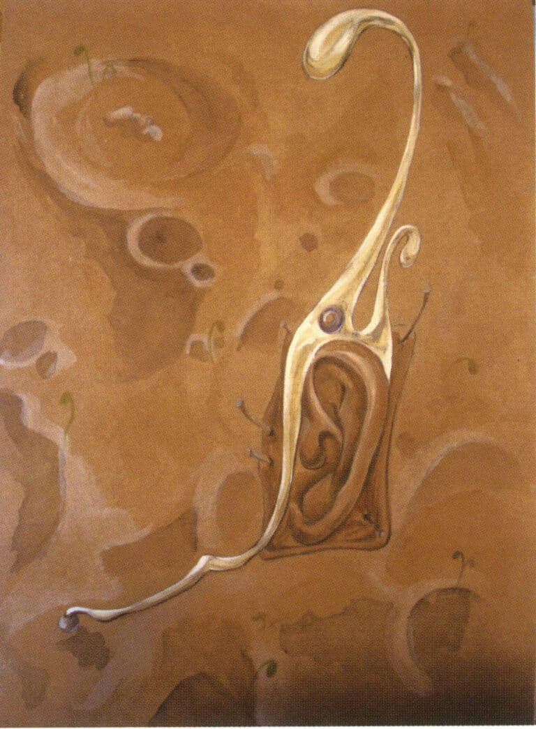 Η υψηλή αίσθηση της αρμονίας είναι το αποκορύφωμα αυτού του έργου τέχνης, όπου τα χρώματα και τα σχήματα των κοσμημάτων σχηματίζουν ένα αναπόσπαστο σύνολο από το φόντο, ενισχύοντας την οπτική ελκυστικότητα του πίνακα.