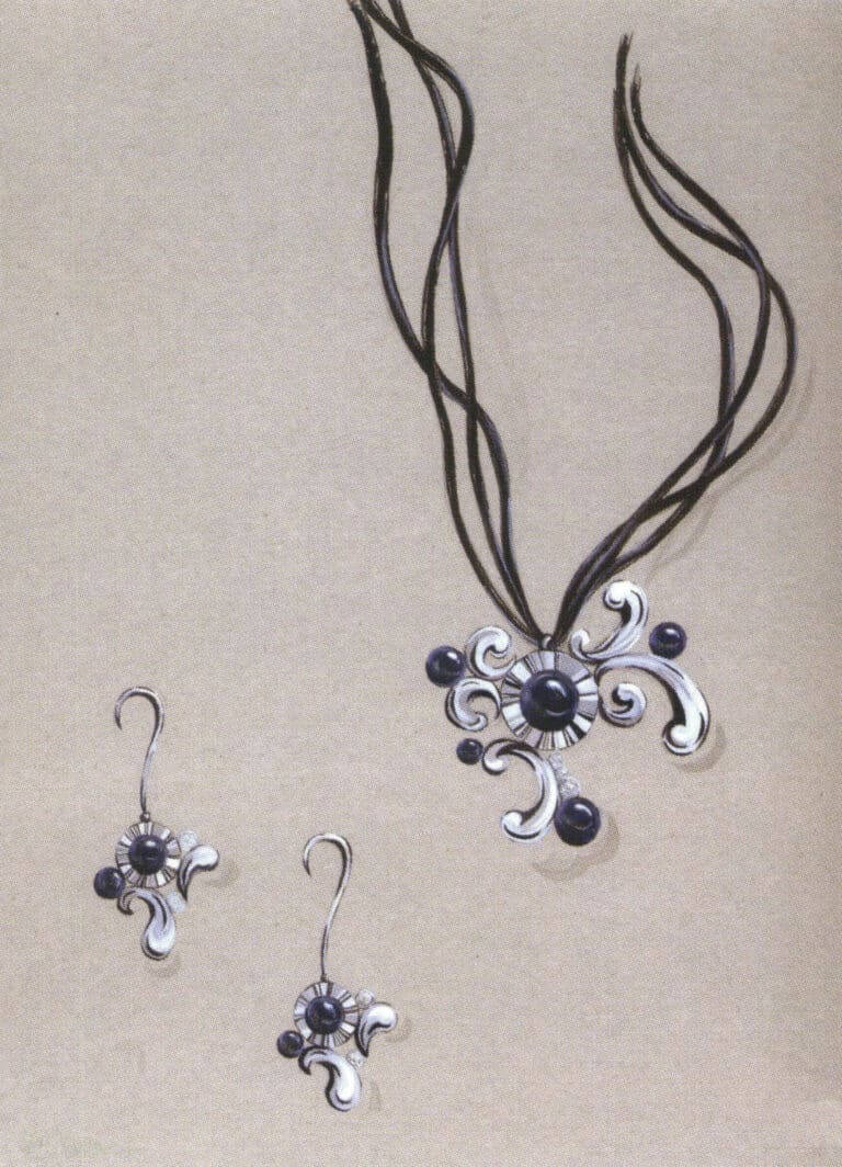 Η σύνθεση είναι το πρωταρχικό καθήκον στη ζωγραφική κοσμημάτων, αλλά οι αρχάριοι συχνά παραβλέπουν αυτό το θέμα. Το εστιακό σημείο αυτού του έργου τέχνης βρίσκεται χαμηλότερα από το κέντρο του χαρτιού, αλλά οι λεπτομέρειες απεικονίζονται εξαιρετικά.