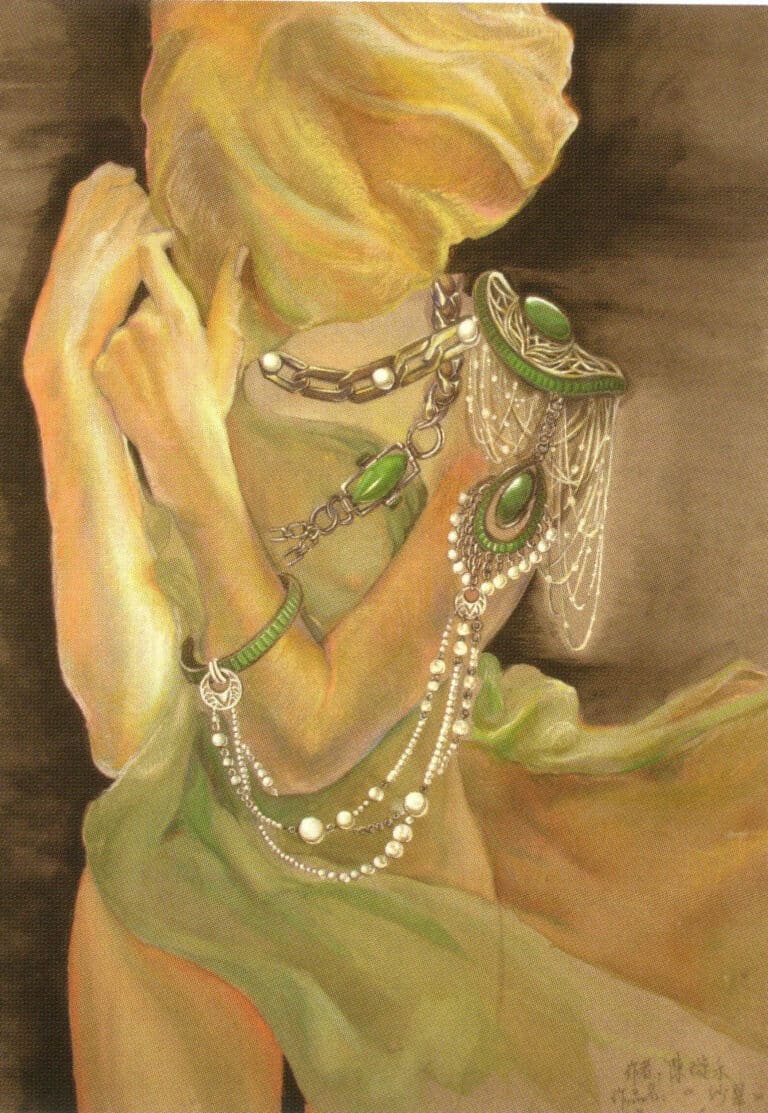 Πρόκειται για μια σειρά έργων τέχνης που συνδυάζουν μαργαριτάρια και νεφρίτη. Τα κοσμήματα φοριούνται στο σώμα, συνδυάζονται αρμονικά με τη χαριτωμένη φιγούρα της γυναίκας, δημιουργώντας μια ενδιαφέρουσα σκηνή.