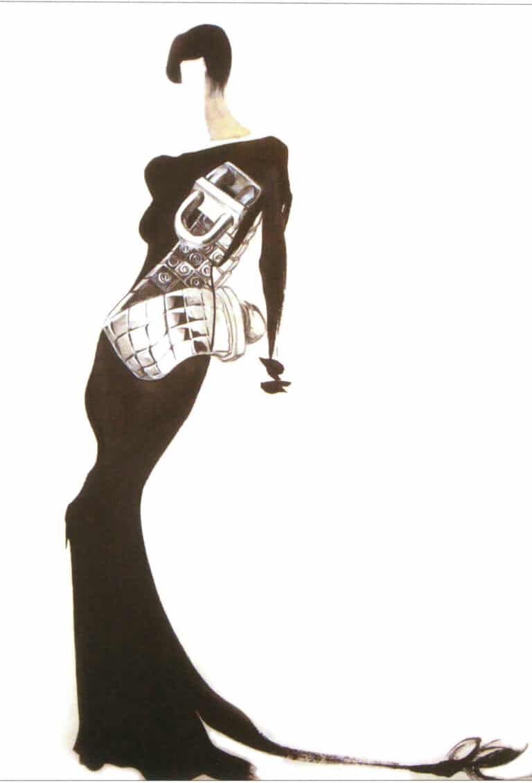 Η μορφή των χαρακτήρων που παρεμβάλλονται στη ζωγραφική των κοσμημάτων είναι ένα δίκοπο μαχαίρι- μερικές φορές μπορεί να συμπληρώνει το κύριο θέμα, ενώ άλλες φορές μπορεί να επισκιάζει το κύριο θέμα και να επισκιάζει τη λαμπρότητά του. Η ασπρόμαυρη επεξεργασία των χαρακτήρων σε αυτό το έργο τέχνης παίζει έναν ορισμένο υποστηρικτικό ρόλο στην ανάδειξη του κύριου θέματος.