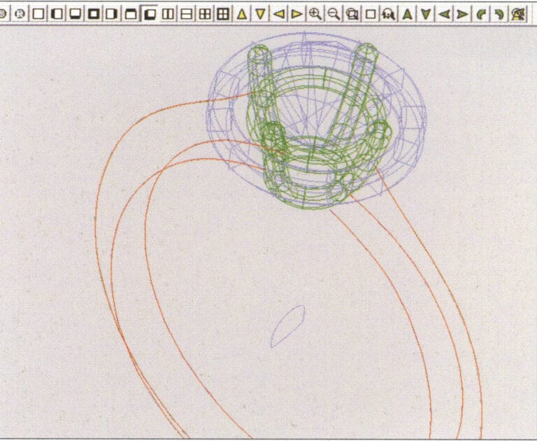 45. Select a curve as the cross-section of the guide surface.