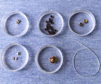 Figure 4-43 Preparation of materials for the crimson jade dream ring