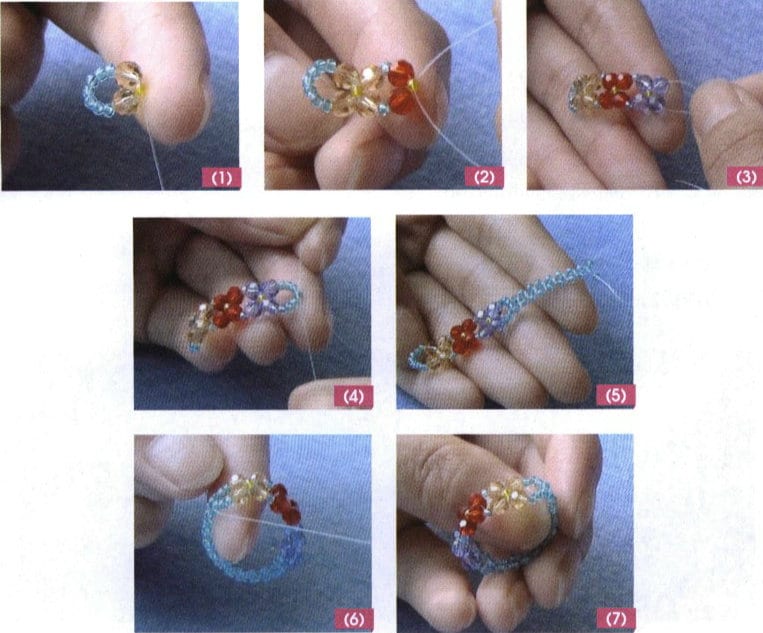 Figure 4-50 Method for making the Plum Blossom Variations Ring
