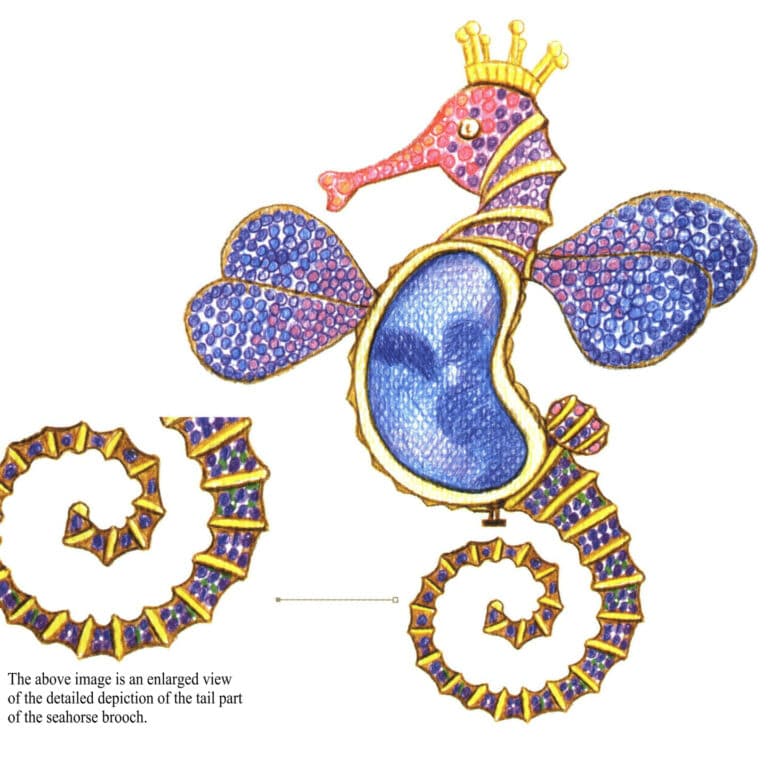 Step 09 Use colored pencils 443, 439, and 480 to further adjust the picture and depict local details, completing the drawing.