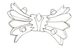 Step 02 Based on perspective, lightly define local thickness over the previous sketch.