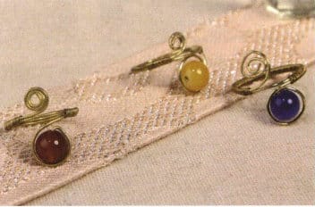 Figure 4-57 Design of a Gold Wire Inlaid Bead Ring