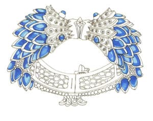 Step 10 Use No.63 and No.183 markers to define the gems’ shadow areas, intensify light-dark contrast, and achieve three-dimensional and realistic textures.