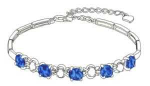 Step 10 Define shadows with dark blue to enhance three-dimensionality and light-dark contrast.