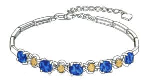 Step 11 Create a "Yellow Gem Color" layer. Use yellow tones to model the gemstone’s volume.