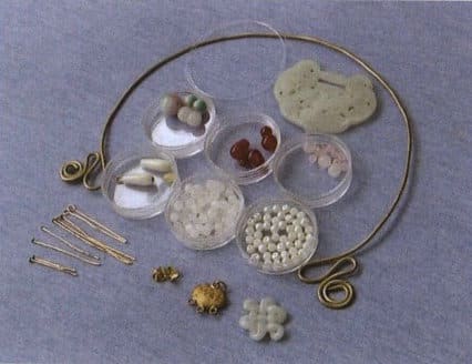 Figure 5-17 Materials preparation for the double lock auspicious necklace