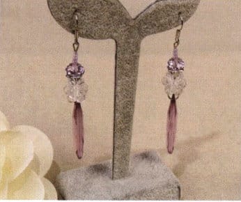 Figure 6-10 Style diagram of the phoenix amethyst silhouette earrings