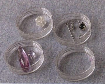 Figure 6-11 Material preparation for the phoenix amethyst silhouette earrings