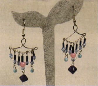 Figure 6-13 Design drawing of the Cerulean Whisper Earrings
