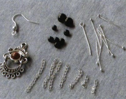 Figure 6-17 Preparation of liquid rhythm earrings materials