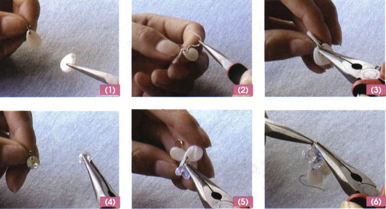 Figure 6-21 Dragonfly waltz earrings making