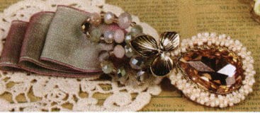 Figure 6-22 Style Diagram of the Butterfly Waltz Crystal Glow Hairpin